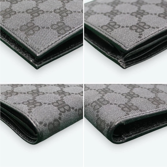 Gucci X Balenciaga Gray Monogram Wallet - Picture 6 of 7